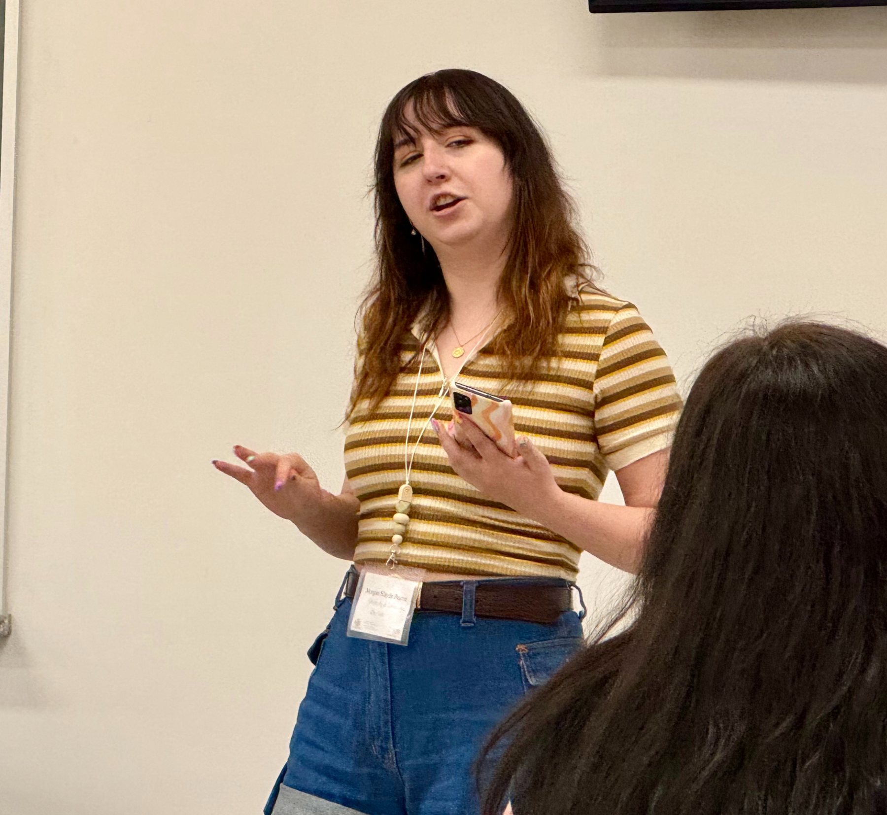 Morgan Defends MA Thesis