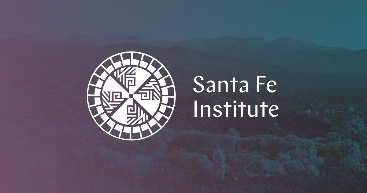 Davide and Frank at the Santa Fe Institute