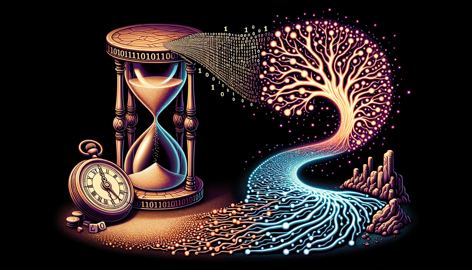 From Bytes to Brainwaves: Visuals of the Evolution of AI Models