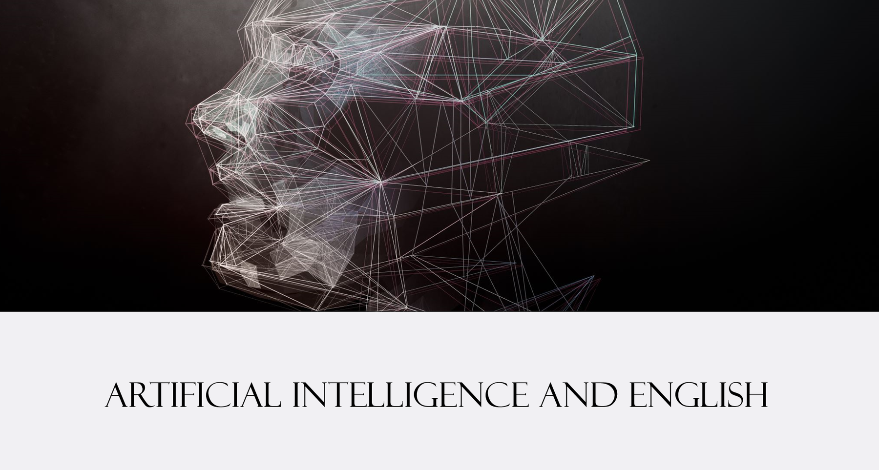 Artificial Intelligence and English
