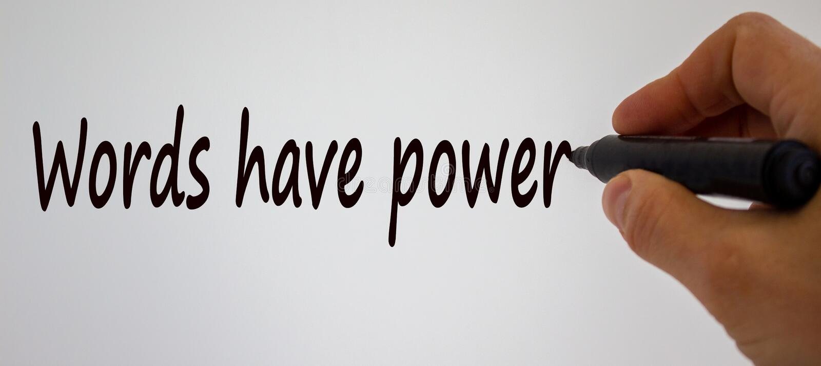 The Power of Writing Words!