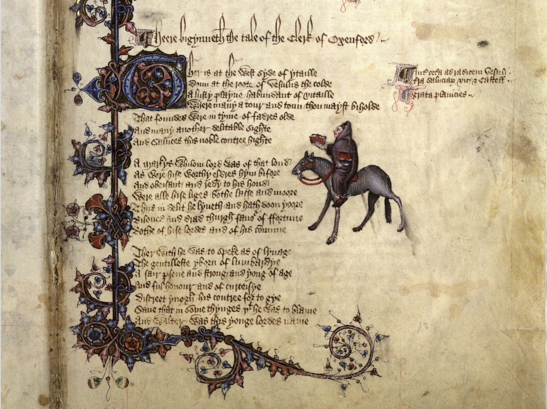 Folio 88r, EL 26 C 9, Egerton family papers, The Huntington Library, San Marino, California